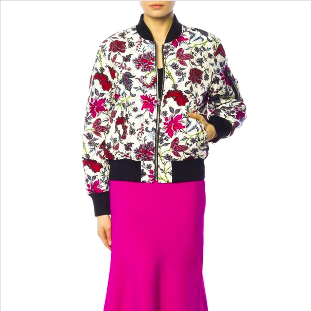 Diane Von Furstenberg Reversible Bomber Jacket